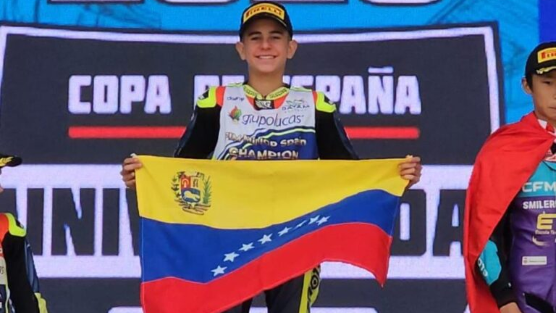 Orgullo venezolano: Diego González se proclama campeón de la Copa de España de Minivelocidad y asegura su pase al Mundial MiniGP