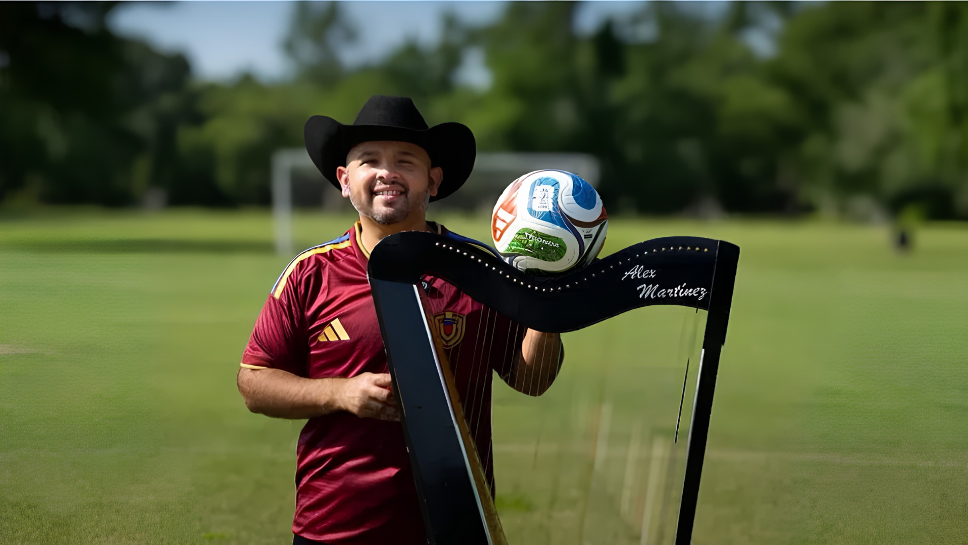 Venezolano Alex Martínez se presentará en la programación oficial del Mundial 2026 con arpa y joropo