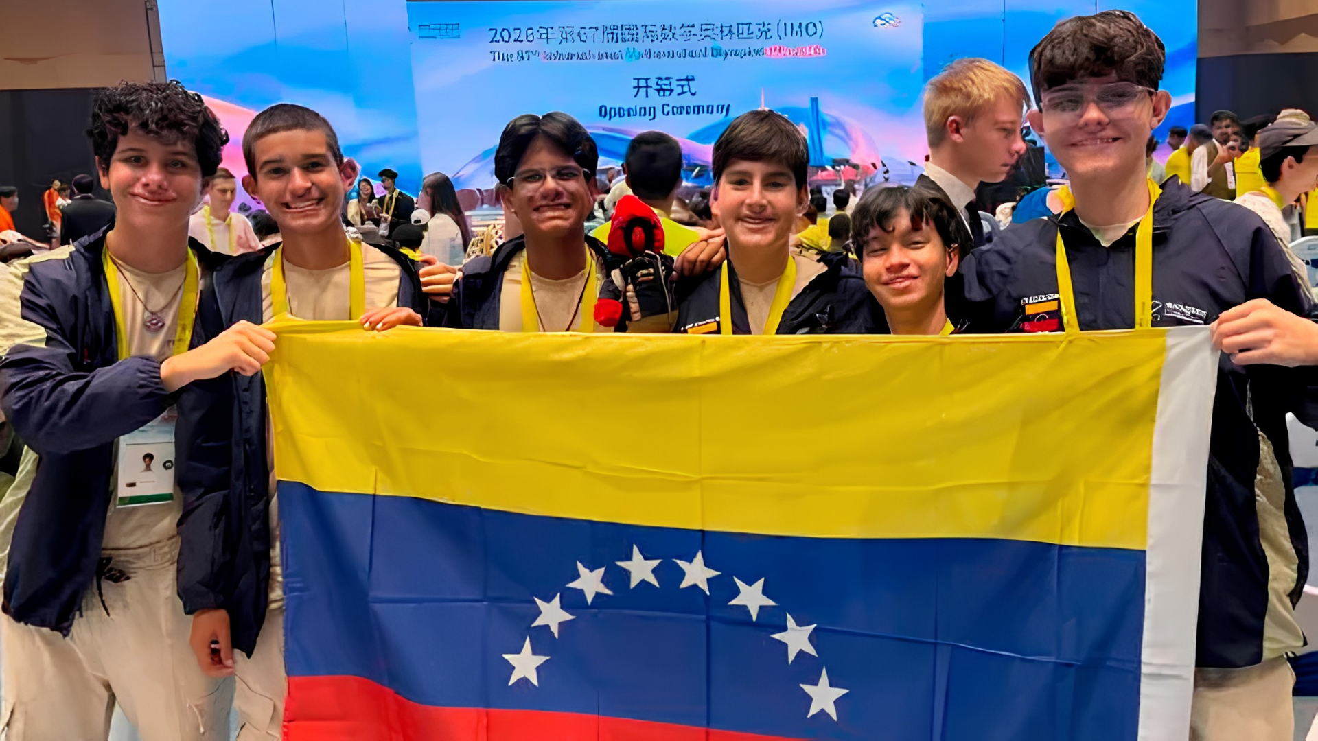 Seis jóvenes venezolanos representan al país en la Olimpiada Internacional de Matemática 2026 en China